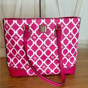 Dooney & Bourke Sanibel Richmond Shopper in hot pink.